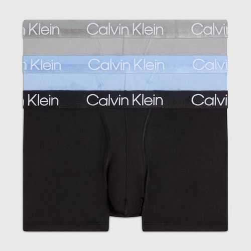 Confezione da 3 boxer tinta unita lungo - CALVIN KLEIN UNDERWEAR - Modalova