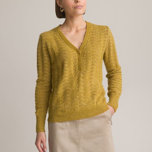 Maglione Scollo A V In Fine Maglia Lavorata Donna Taglie 42/44 (FR) - 46/48 (IT) - anne weyburn - Modalova