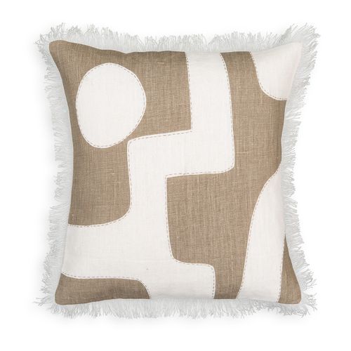 Fodera per cuscino in lino, 40 x 40 cm, Kinabe - LA REDOUTE INTERIEURS - Modalova