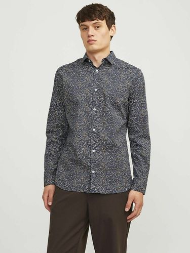 Camicia maniche lunghe con motivi - JACK & JONES - Modalova