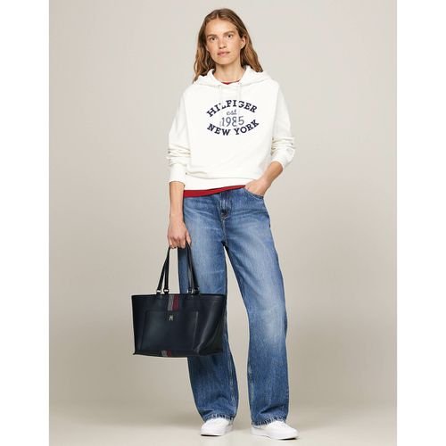 Tote bag con manici e tracolla TH DISTINCT T - TOMMY HILFIGER - Modalova