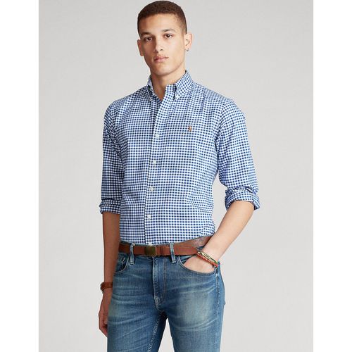 Camicia dritta oxford a quadri - POLO RALPH LAUREN - Modalova