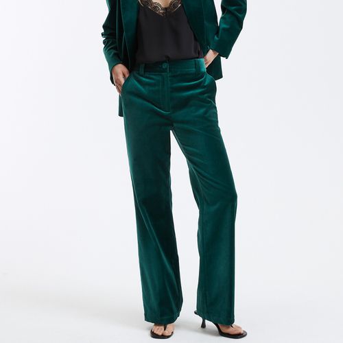 Pantaloni flare in velluto raso, Signature QUENTIN - LA REDOUTE COLLECTIONS - Modalova