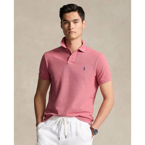 Polo dritta in cotone Pony Player ricamata - POLO RALPH LAUREN - Modalova