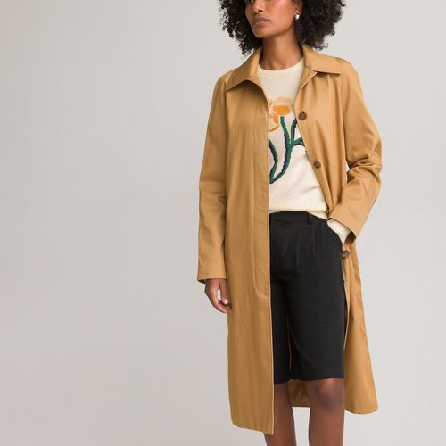 Trench con bottoni, lunghezza media - LA REDOUTE COLLECTIONS - Modalova