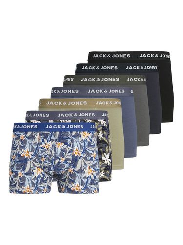 Confezione da 7 boxer 2 stampati e 5 tinta unita - JACK & JONES - Modalova