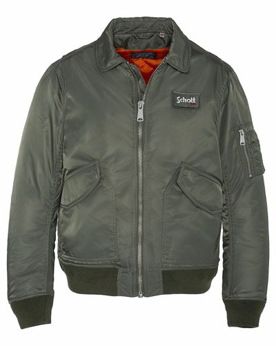 Giubbotto Stile Bomber Classico 210 100 Uomo Taglie S - schott - Modalova