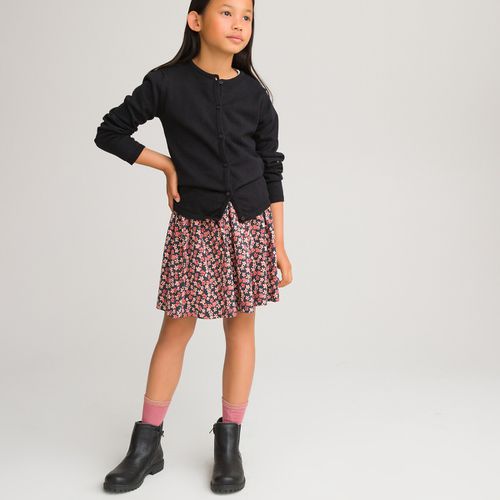 Gilet Fine Con Scollo Rotondo 3-12 Anni Bambina Taglie 8 anni - 126 cm - la redoute collections - Modalova