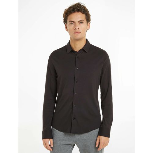 Camicia Slim In Cotone Uomo Taglie S - calvin klein - Modalova