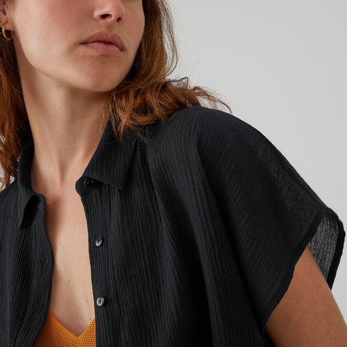 Camicia ampia, in tessuto stropicciato - LA REDOUTE COLLECTIONS - Modalova