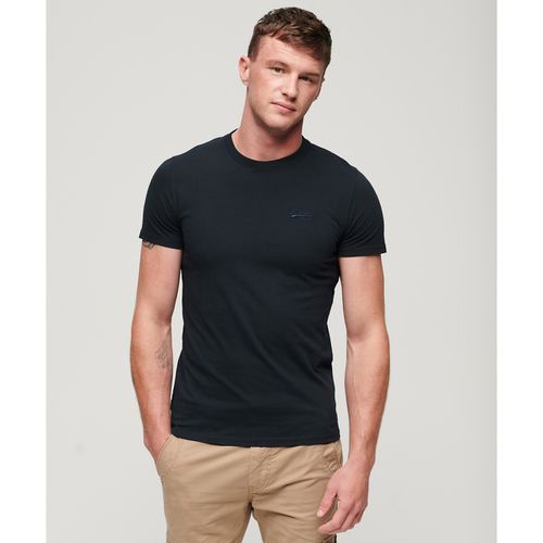 T-shirt girocollo con logo Essential - SUPERDRY - Modalova