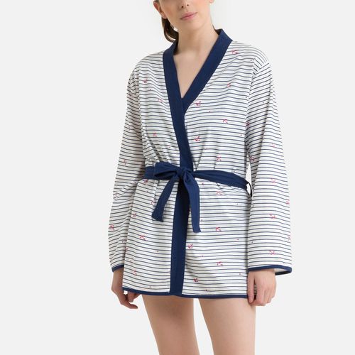 Accappatoio kimono in cotone, Eau - DODO - Modalova