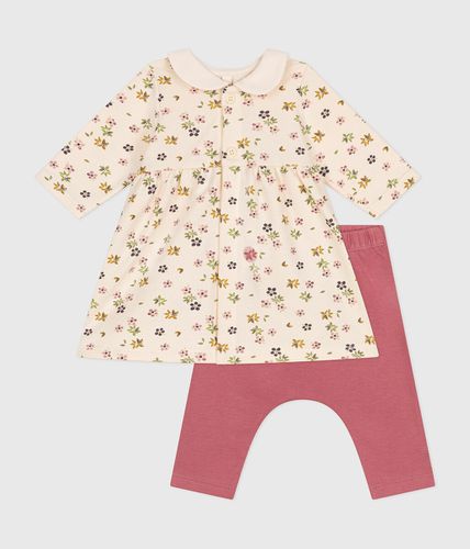 Completo 2 pezzi abito a maniche lunghe + leggings - PETIT BATEAU - Modalova