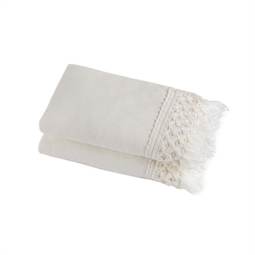 Confezione Da 2 Asciugamano Per Ospiti Cotone Bio/lino Kiramy Taglie 30 x 50 cm - am.pm - Modalova