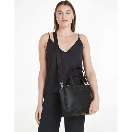 Borsa tote con manici e tracolla MEDIUM TOTE - CALVIN KLEIN - Modalova