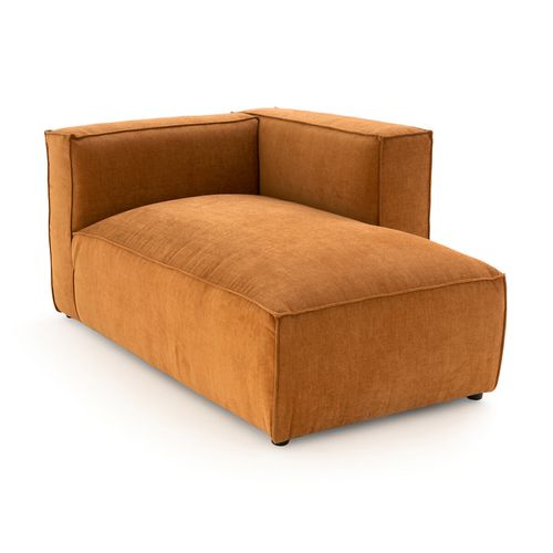 Chaise longue modulabile velluto texturé, Seven - LA REDOUTE INTERIEURS - Modalova