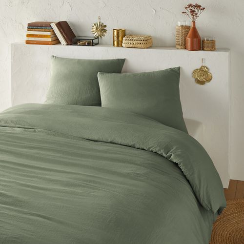 Parure Da Letto Microfibra Lavata Poliestere Riciclato Taglie 240 x 220 cm - la redoute interieurs - Modalova