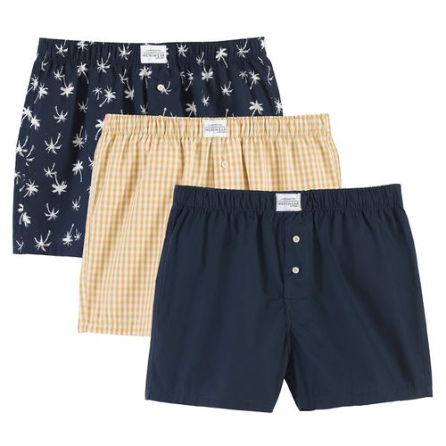 Confezione da 3 boxer puro cotone - LA REDOUTE COLLECTIONS - Modalova