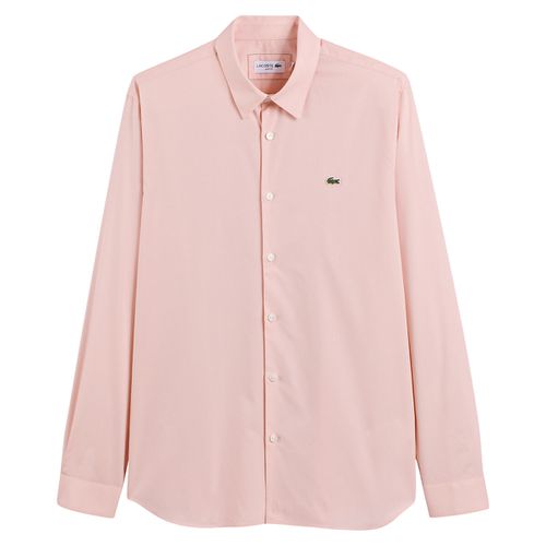 Camicia In Popeline Maniche Lunghe Uomo Taglie 38 - lacoste - Modalova