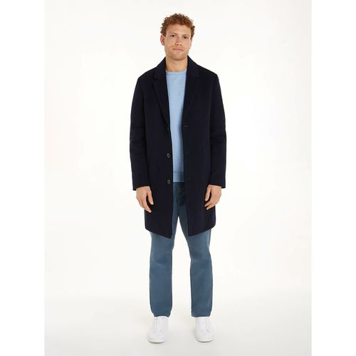 Cappotto Panno Di Lana Fodera Satin Uomo Taglie L - tommy hilfiger - Modalova