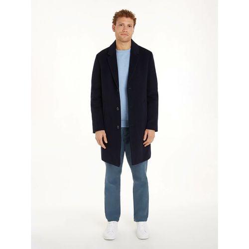 Cappotto Panno Di Lana Fodera Satin Uomo Taglie S - tommy hilfiger - Modalova