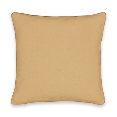 Fodera Per Cuscino In Lino Lavato In Sbieco Color Oro, Onega Taglie 45 x 45 cm - la redoute interieurs - Modalova