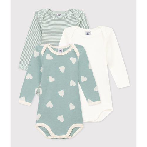 Confezione Da 3 Body Maniche Lunghe Taglie 3 mesi - 60 cm - petit bateau - Modalova