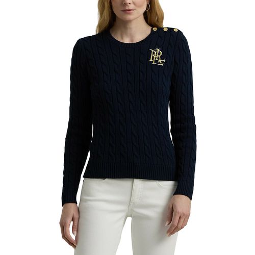 Maglione Girocollo Maglia A Trecce Montiva - lauren ralph lauren - Modalova