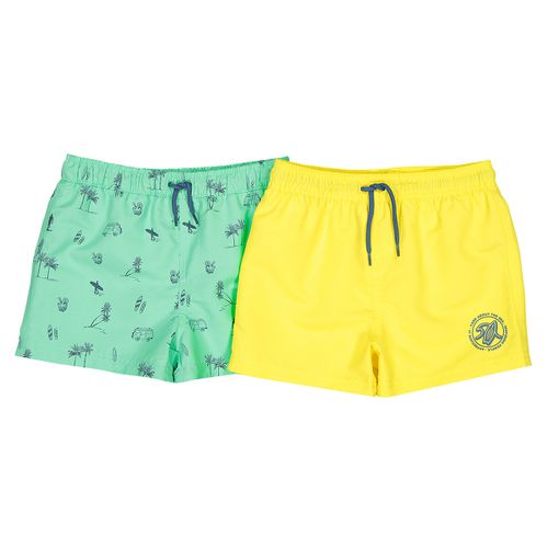 Confezione da 2 shorts da bagno - LA REDOUTE COLLECTIONS - Modalova