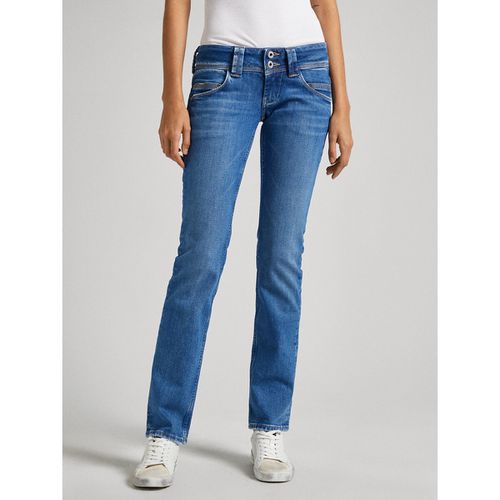 Jeans Slim, Vita Bassa Donna Taglie W29 L30 (US) - 42 (IT) - pepe jeans - Modalova