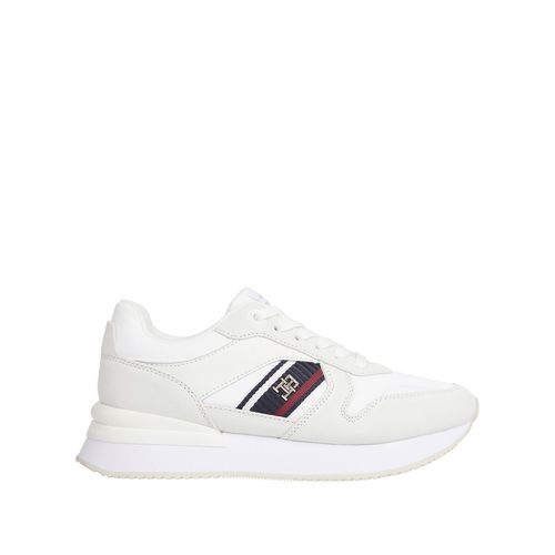 Sneakers runner in pelle - TOMMY HILFIGER - Modalova