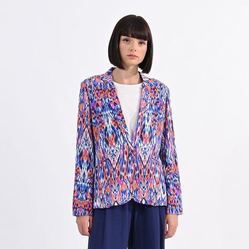 Giacca Blazer Fantasia Donna Taglie L - lili sidonio - Modalova