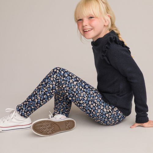 Treggings Fantasia Floreale Bambina Taglie 4 anni - 102 cm - la redoute collections - Modalova