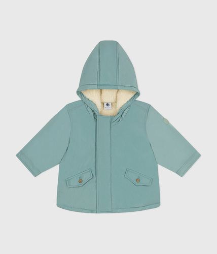 Parka con cappuccio foderato sherpa - PETIT BATEAU - Modalova