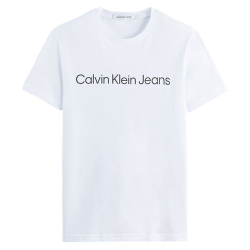 T-shirt Slim Institutional Logo Uomo Taglie XL - calvin klein jeans - Modalova