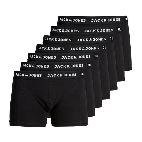 Confezione Da 7 Boxer Tinta Unita Uomo Taglie S - jack & jones - Modalova