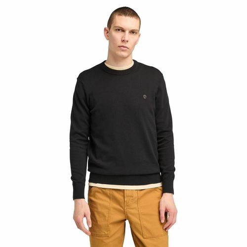 Pull Girocollo In Cotone Regular Uomo Taglie S - timberland - Modalova