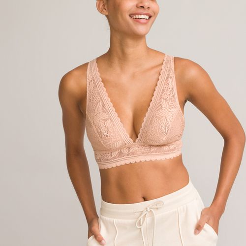 Reggiseno Bralette In Pizzo Riciclato Donna Taglie 1 A - la redoute collections - Modalova