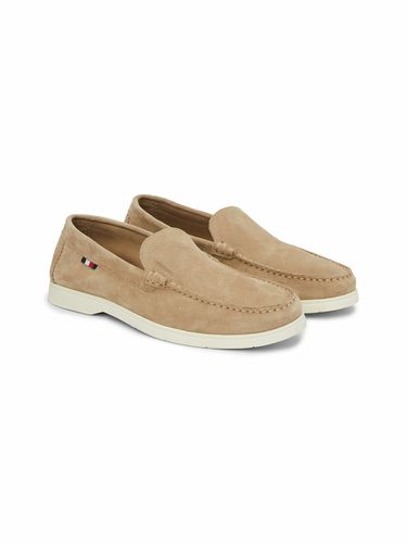 Mocassini In Pelle Scamosciata Uomo Taglie 40 - tommy hilfiger - Modalova