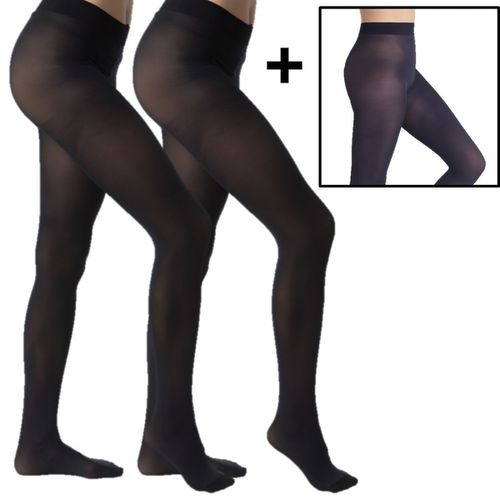 Confezione da 2 collants + 1 paio gratuito opaco 50D - DIM - Modalova