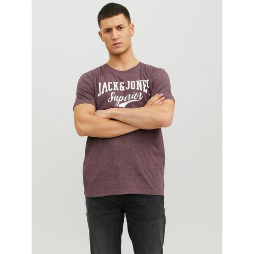 T-shirt girocollo jjelogo - JACK & JONES - Modalova