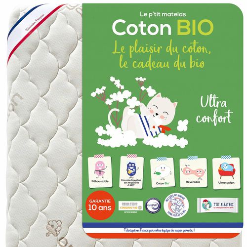 Materasso bébé schiuma cotone bio - P'TIT ALBATROS - Modalova