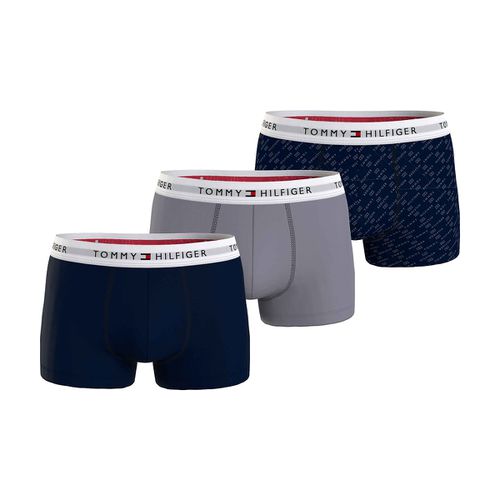 Confezione Da 3 Boxer 1 Stampato + 2 Tinta Unita Uomo Taglie S - tommy hilfiger - Modalova