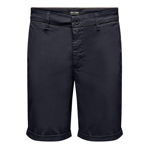 Shorts chino dritti Peter in twill - ONLY & SONS - Modalova