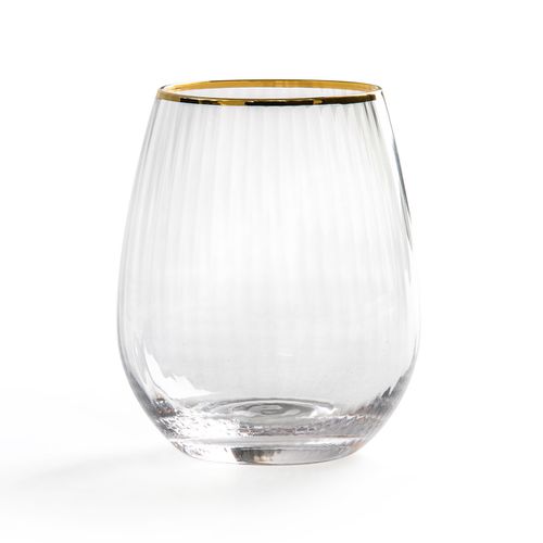Confezione Da 4 Bicchieri Striati, Lurik - la redoute interieurs - Modalova