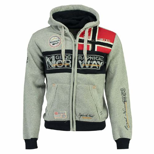 Felpa Con Cerniera E Cappuccio Flyer Uomo Taglie M - geographical norway - Modalova