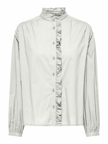 Blusa con volant, collo alto - ONLY - Modalova