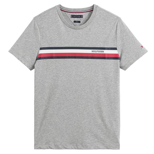 T-shirt girocollo a maniche corte a righe - TOMMY HILFIGER - Modalova