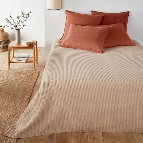 Copriletto Cotone Lavato, Waffle Taglie 180 x 230 cm - la redoute interieurs - Modalova