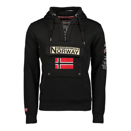 Felpa Con Cappuccio Gymclass Uomo Taglie XL - geographical norway - Modalova